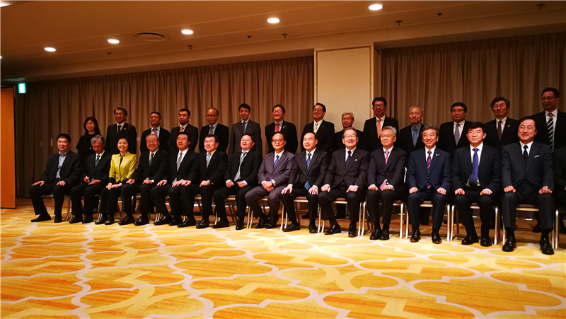 2019年5月市委副书记、市长唐良智出席重庆——日本经贸交流恳谈会并开展招商引资活动